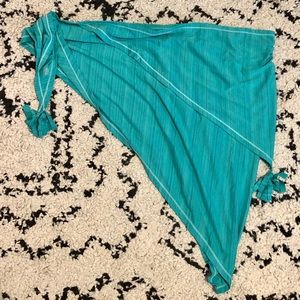 Athleta green UPF wrap sarong one size